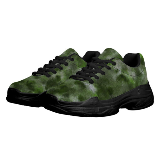 Green Canvas Camouflage Running Shoes - Image 2