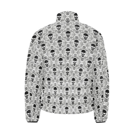 Skulls Lace Pattern Men's Padded Jacket - Image 2