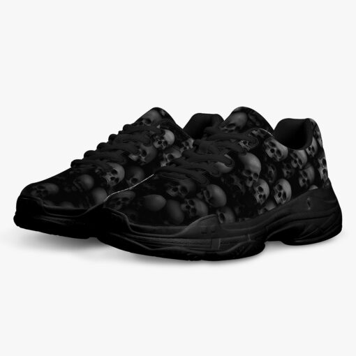 Skulls Background Running Shoes - Image 2