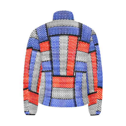 Colored Straps Men's Padded Jacket - Image 2