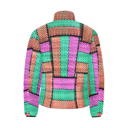 Colored Straps Men's Padded Jacket - Image 2