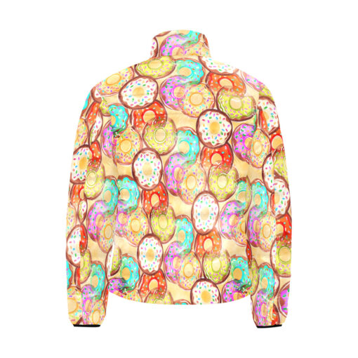 Donuts Print Men's Padded Jacket - Image 2