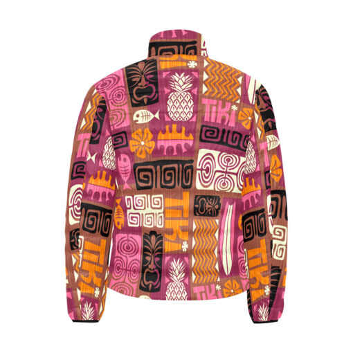 Exotic Tiki Scrapbook Men's Padded Jacket - Image 2