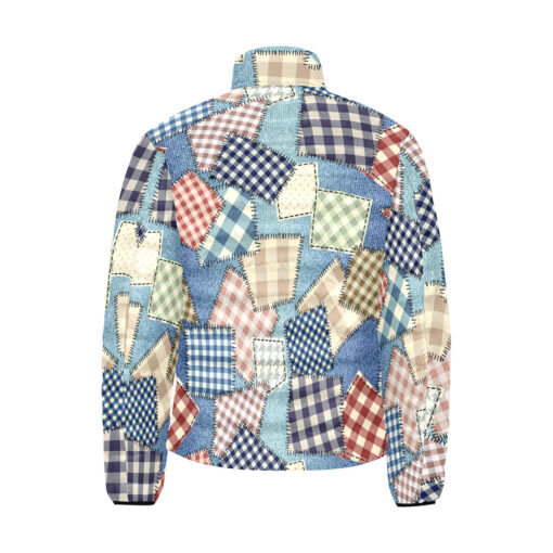 Cloth Patchwork Art Men's Padded Jacket - Image 2