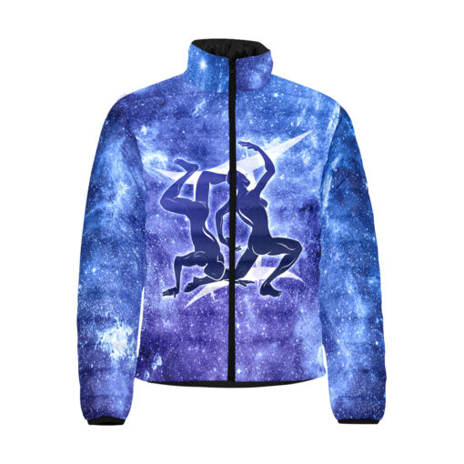 Gemini Astrological Zodiac Sign Men's Padded Jacket