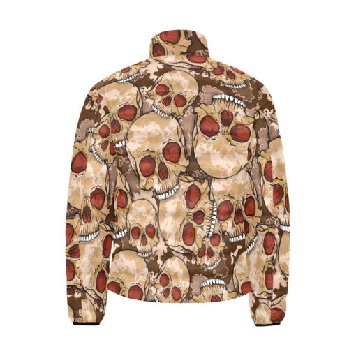 Red Skulls Camouflage Men's Padded Jacket - Image 2