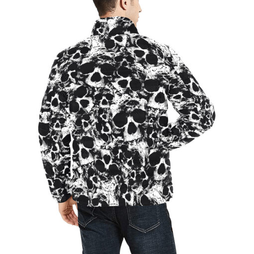 Skulls Grunge Men's Padded Jacket - Image 4