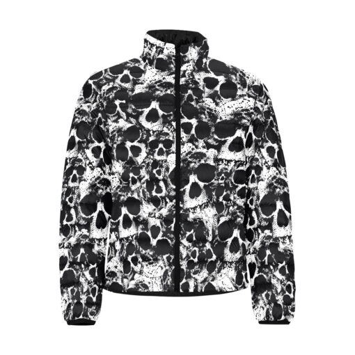 Skulls Grunge Men's Padded Jacket