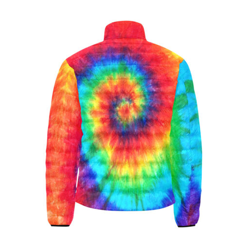 Tie Dye Style Men's Padded Jacket - Image 2