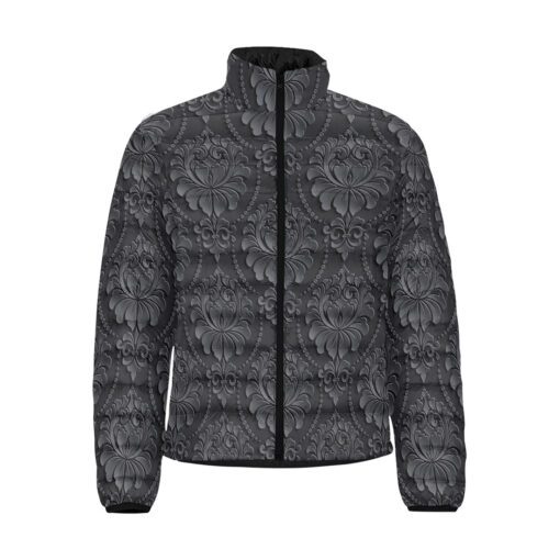 Damask Luxury Texture Men's Padded Jacket