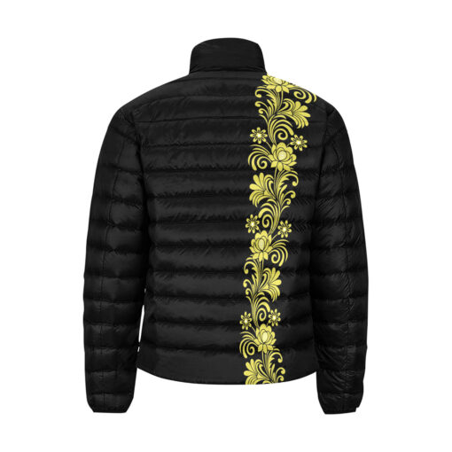 Floral Border Men's Padded Jacket - Image 2