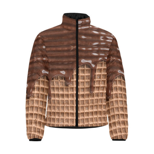 Chocolate Wafer Men's Padded Jacket