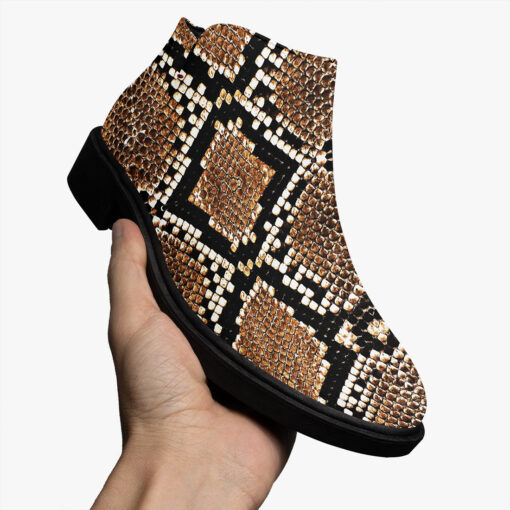 Snake Ornament Fashion Boots - Image 3