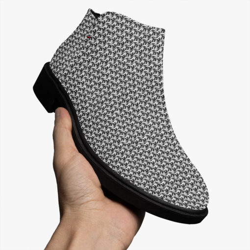 Chainmail Pattern Fashion Boots - Image 3