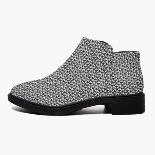 Chainmail Pattern Fashion Boots - Image 4