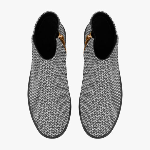 Chainmail Pattern Fashion Boots - Image 7