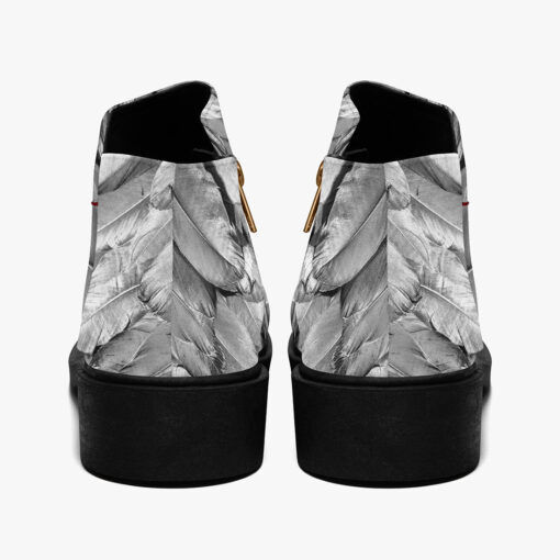 White Raven plumage Fashion Boots - Image 6