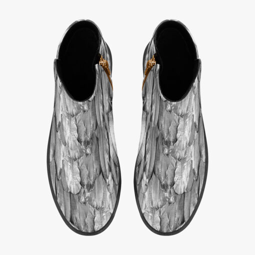 White Raven plumage Fashion Boots - Image 7