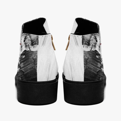 Black and White Abstraction Fashion Boots - Image 6