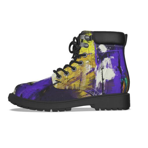 Paints Art Abstraction Classic Boots - Image 3