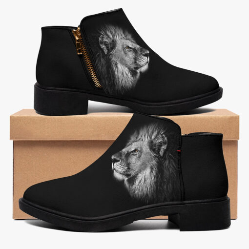 Lion Print Fashion Boots - Image 2