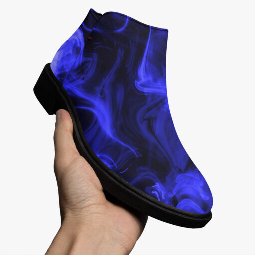 Blue Neon Fire Fashion Boots - Image 3