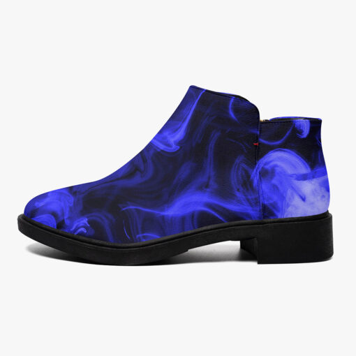 Blue Neon Fire Fashion Boots - Image 4