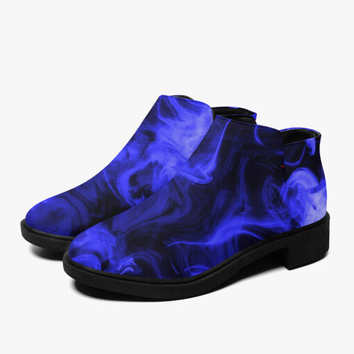 Blue Neon Fire Fashion Boots - Image 5