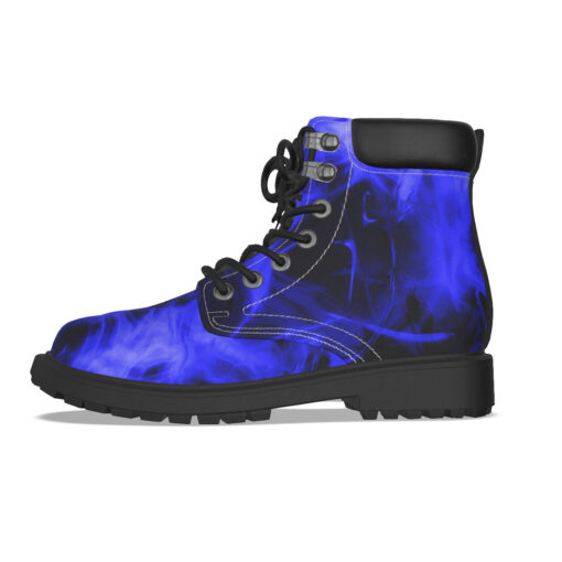 Blue Neon Fire Classic Boots - Image 3