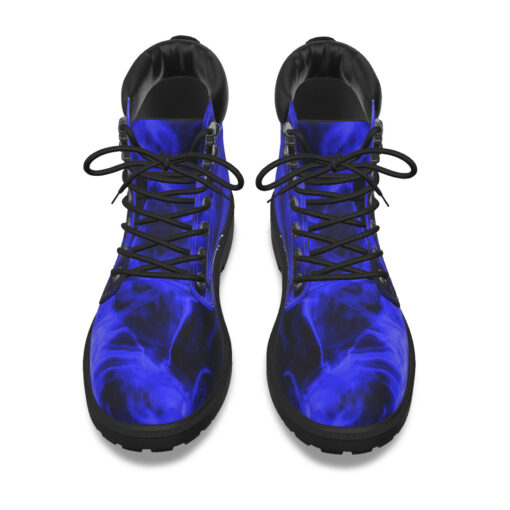 Blue Neon Fire Classic Boots - Image 6