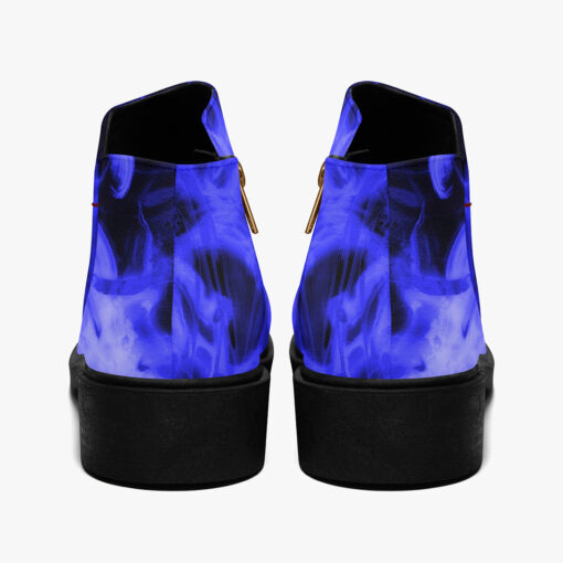 Blue Neon Fire Fashion Boots - Image 6