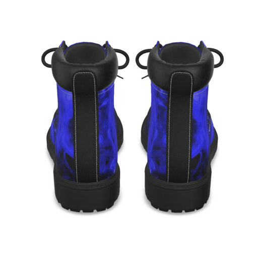 Blue Neon Fire Classic Boots - Image 7