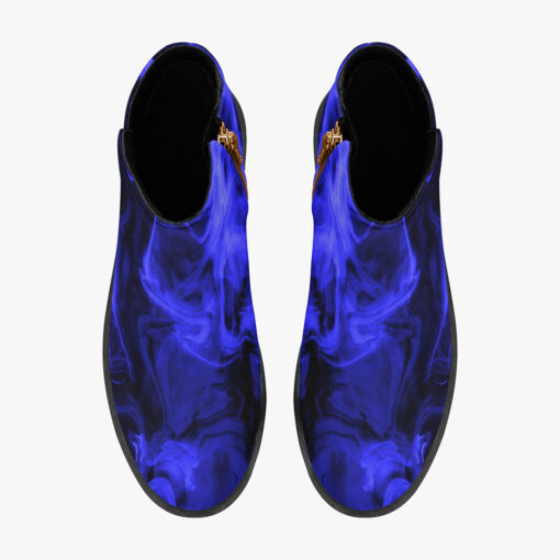 Blue Neon Fire Fashion Boots - Image 7