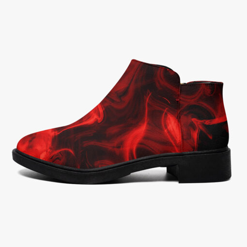 Red Neon Fire Fashion Boots - Image 4