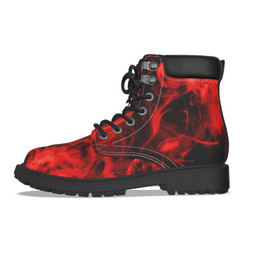 Red Neon Fire Classic Boots - Image 3