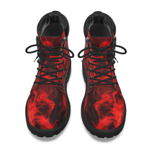 Red Neon Fire Classic Boots - Image 6