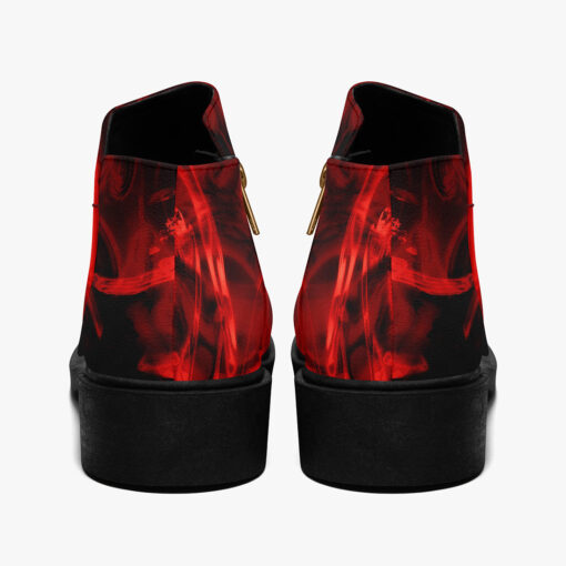 Red Neon Fire Fashion Boots - Image 6