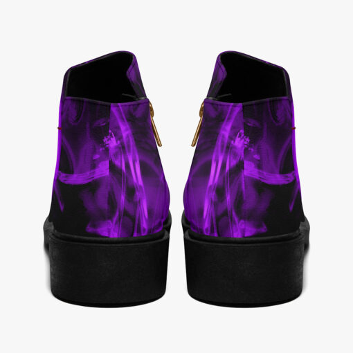 Violet Neon Fire Fashion Boots - Image 7