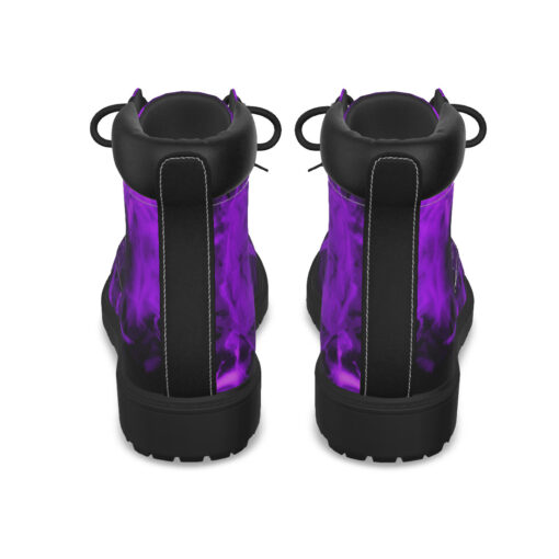 Violet Neon Fire Classic Boots - Image 7