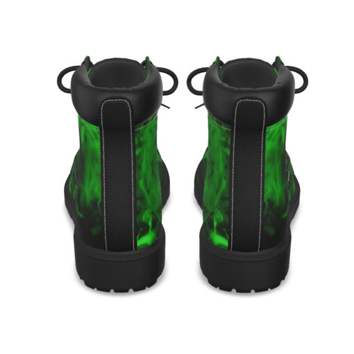 Classic Boots Green Neon Fire Smoke - Image 7