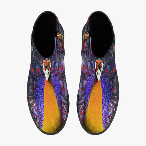 Peacock Plumage Fashion Boots - Image 7