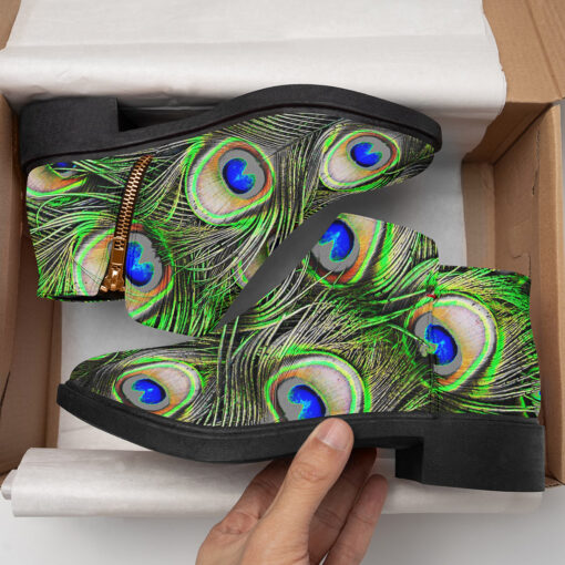 Peacock Plumage Fashion Boots