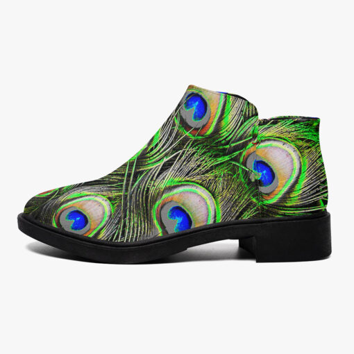 Peacock Plumage Fashion Boots - Image 4