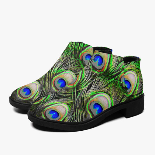 Peacock Plumage Fashion Boots - Image 5