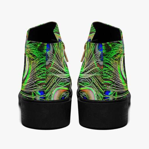 Peacock Plumage Fashion Boots - Image 6