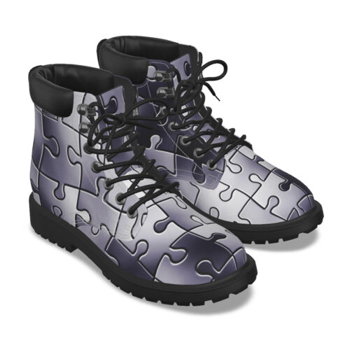 Puzzles Print Classic Boots - Image 5