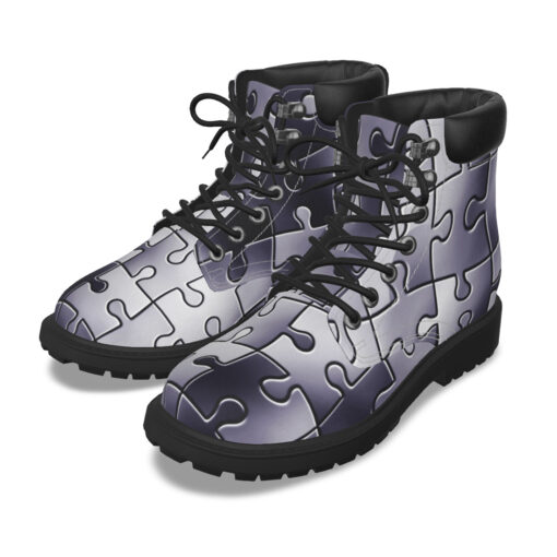 Puzzles Print Classic Boots - Image 2