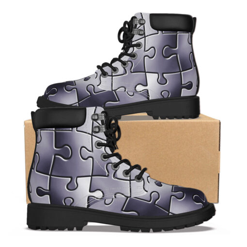 Puzzles Print Classic Boots