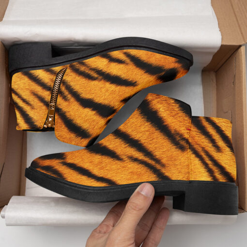 Tiger Pattern Fashion Boots