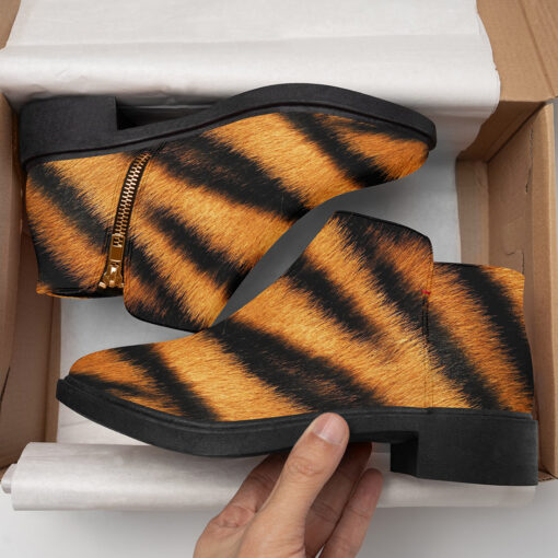 Tiger Pattern Fashion Boots